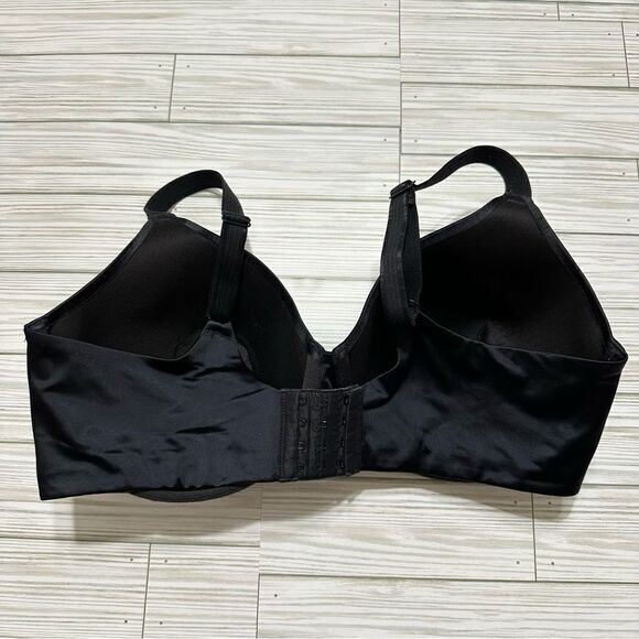 BALI SOLID BLACK LINED BRA 38DD - Picture 3 of 11